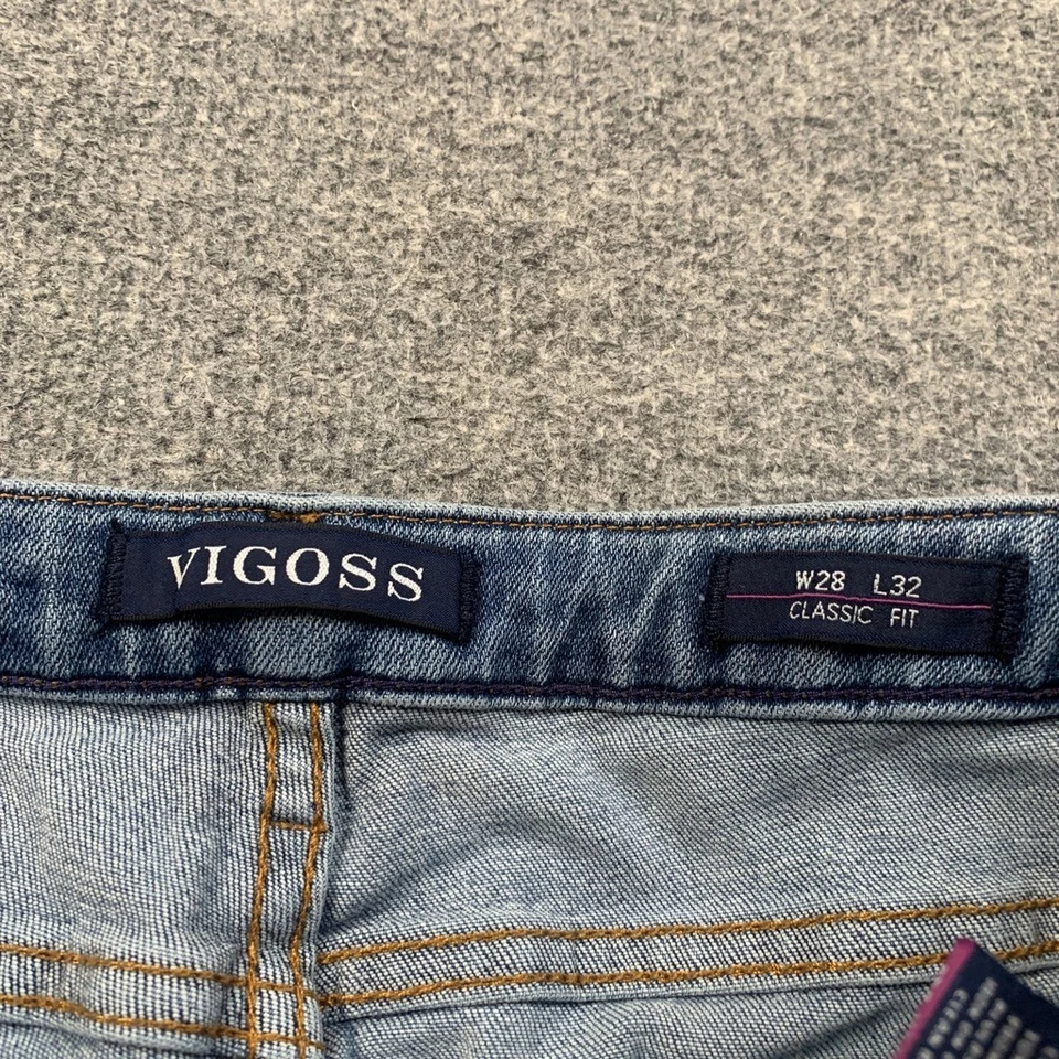 Vigoss Jeans Womens 28 Denim Jogger Bootcut Classic Fit Stretch High Rise ZipFly - Image 3 of 4