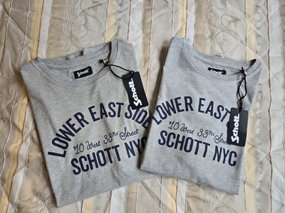 Schott NYC  T Shirt Herren 2 Stück Gr. M