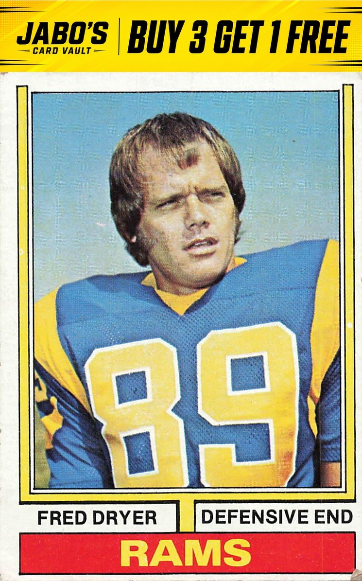 1974 Topps #471 Fred Dryer