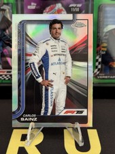 2025 Topps Chrome Formula 1 F1 Carlos Sainz #18 Refractor Portrait