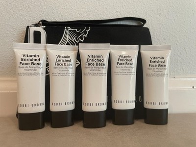5x Bobbi Brown Vitamin Enriched Face Base Moisturizes 0.5oz + Gift bag = 2.5 oz