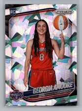 2025 Panini Prizm WNBA Georgia Amoore Mystics Cracked Ice Rookie #140 12953