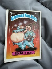 1986 ROCKY N’ ROLL Topps OS3 3rd Series Garbage Pail Kids 117a