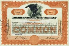 American Bank Note Company ABNC 1947 New York Stamford Connecticut orzeł białogłowy
