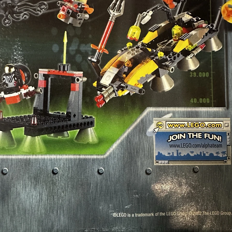Lego Alpha Team Mission Deep Sea 4795 Ogel Underwater Base Instruction Manual - Image 3 of 4