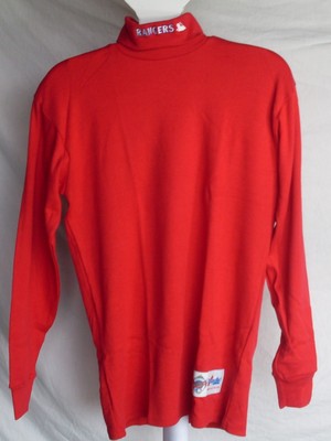 MLB Texas Rangers Turtleneck Shirt Red Adult size Large by Majestic | eBay