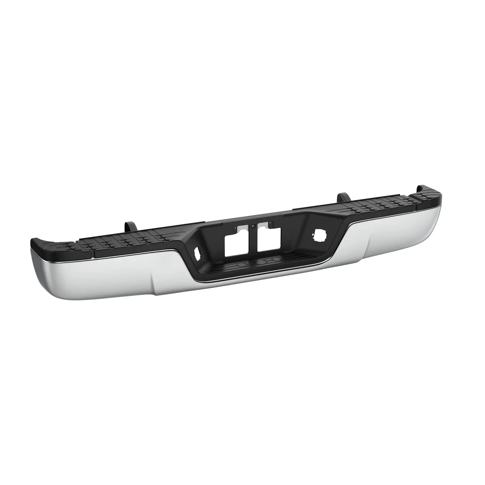 Conjunto de parachoques trasero cromado para Toyota Tundra 2007-2013 sin orificio de estacionamiento cromado