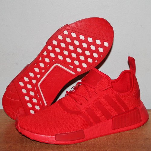 Adidas Originals NMD_R1 Primeblue Running Shoes Mens 8 GX7605 Triple Red  New | eBay