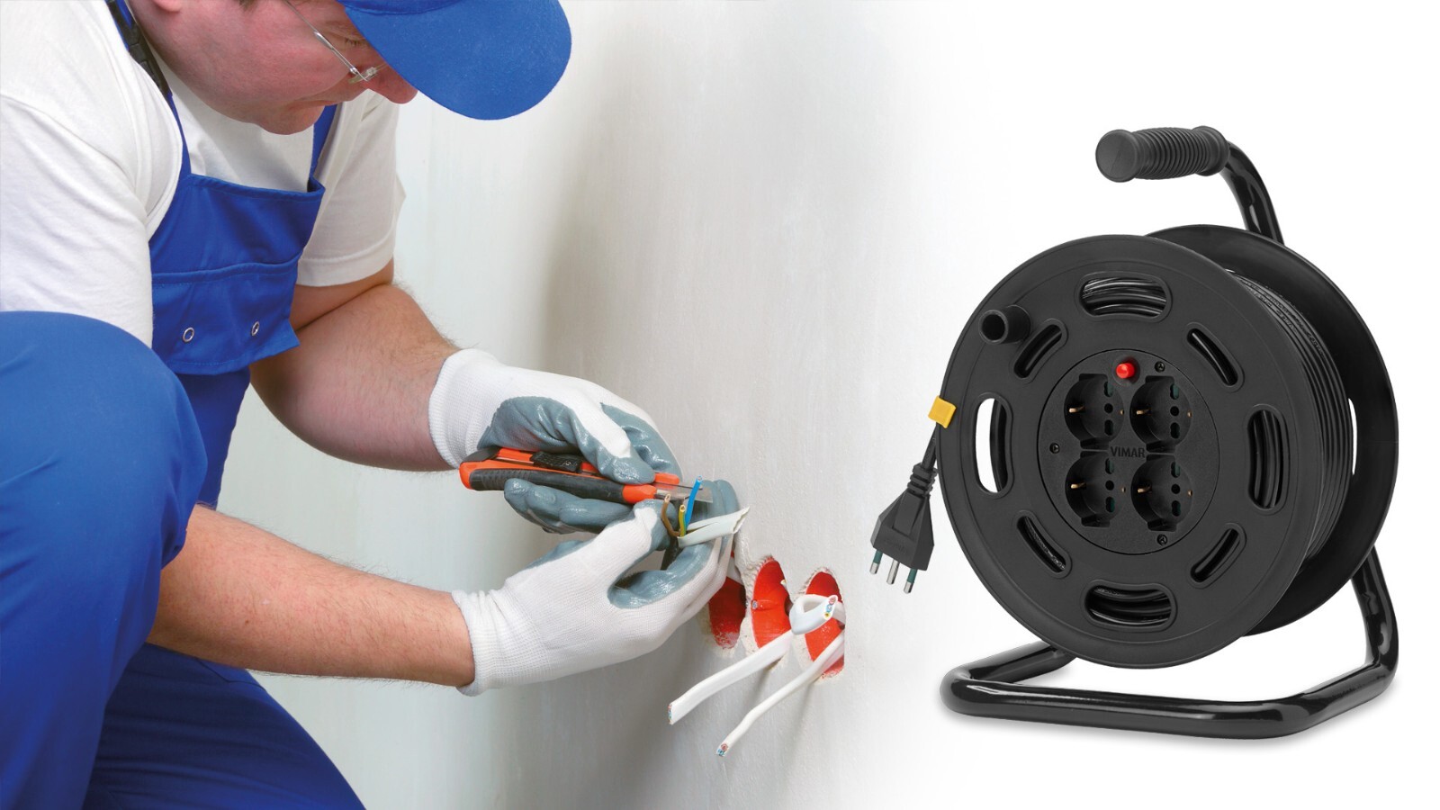 Avvolgicavo Spiralato UV In Polietilene ACT AL-CWP-750-0-C – 3/4 Pollice, Rotolo 100 Piedi