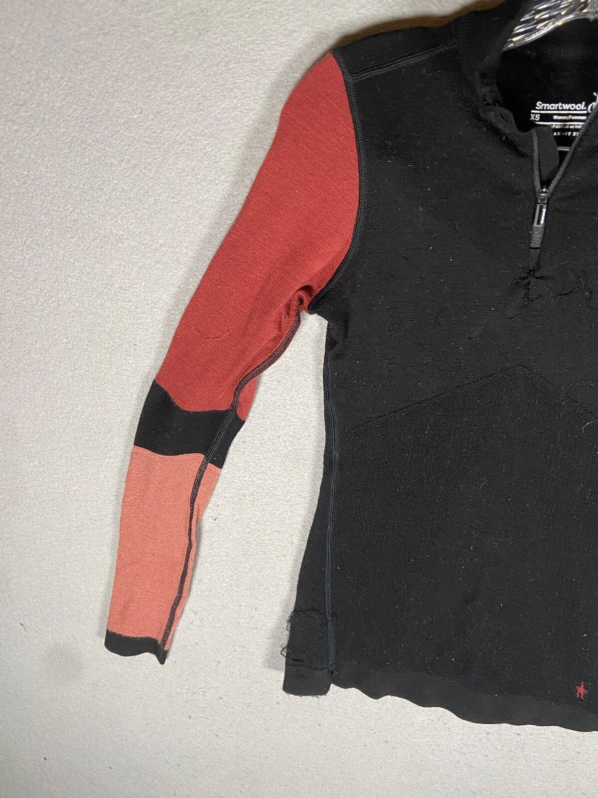 smartwool intraknit thermal 250 1/4 zip pullover sweater base-layer