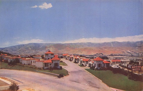 SAN FRANCISCO CA BAYSIDE MOTTEL BAYSHORE BLVD 1950s VINTAGE POSTCARD 052925 U