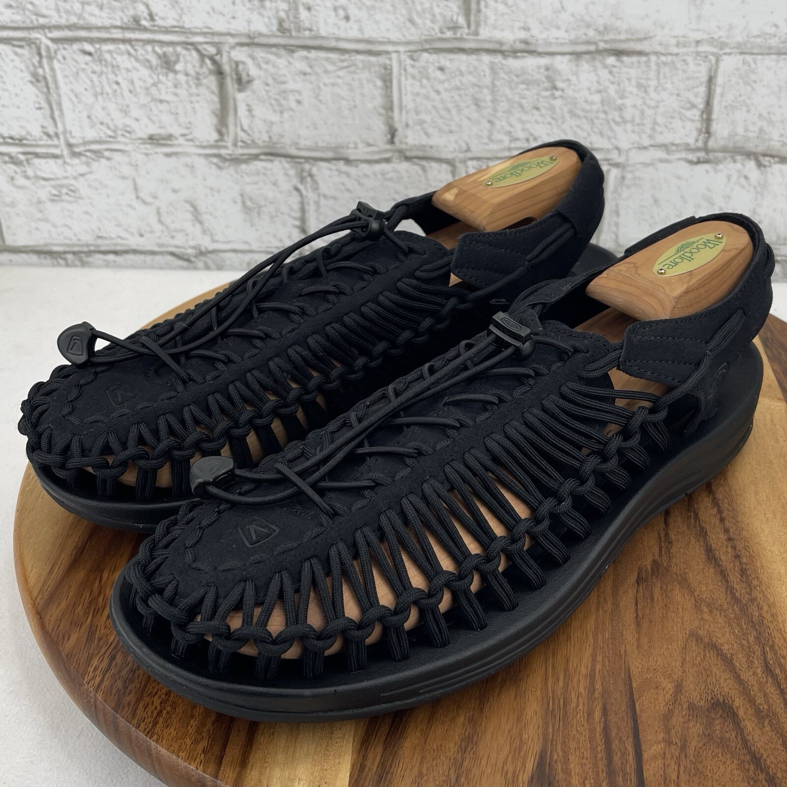 Sandali da uomo Keen anatomici punta chiusa disegno pungiglione paracord bungee acqua