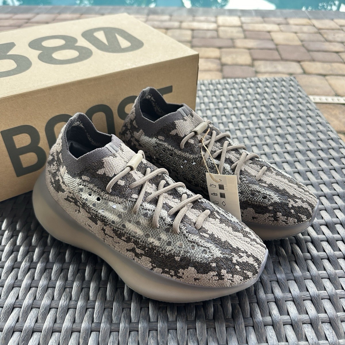Adidas Yeezy Boost 380 Stone Salt Men's Athletic Shoes Adidas Yeezy Boost 380 Stone Salt Men's Athletic Shoes