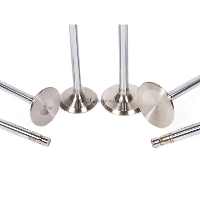 Válvulas de escape de admisión con sellos para Nissan Axess D21 Stanza 89-97 SOHC KA24E Foto 4 de 4