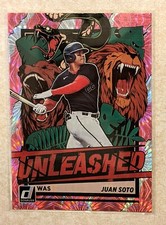 Juan Soto 2021 Donruss Unleashed UNL14 Pink Fireworks Parallel Nationals/Yankees