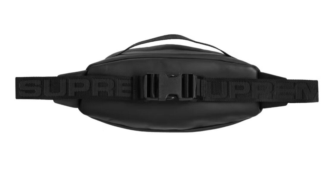 Black Leather Supreme Waist Bag FW23 Supreme week 10 IN HAND | eBay