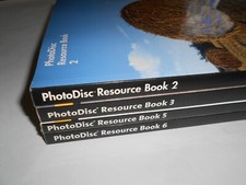 PhotoDisc Resource Books x4 4 clipart books  4 CDs  Book  2, 3, 5, 6 