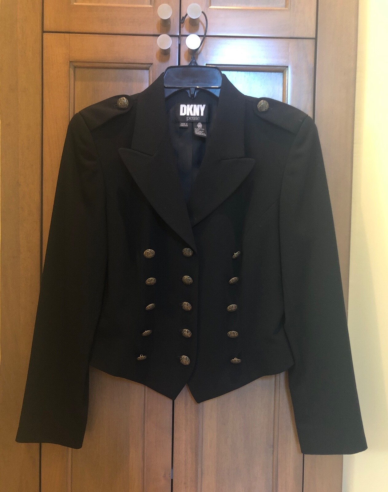 dkny military jacket