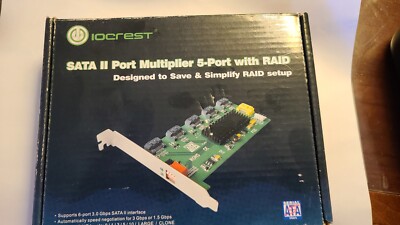 IOCREST II Port Multiplier With RAID