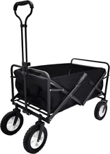 Heavy Duty Collapsible Wagon Cart - Outdoor, Garden & Beach Essential