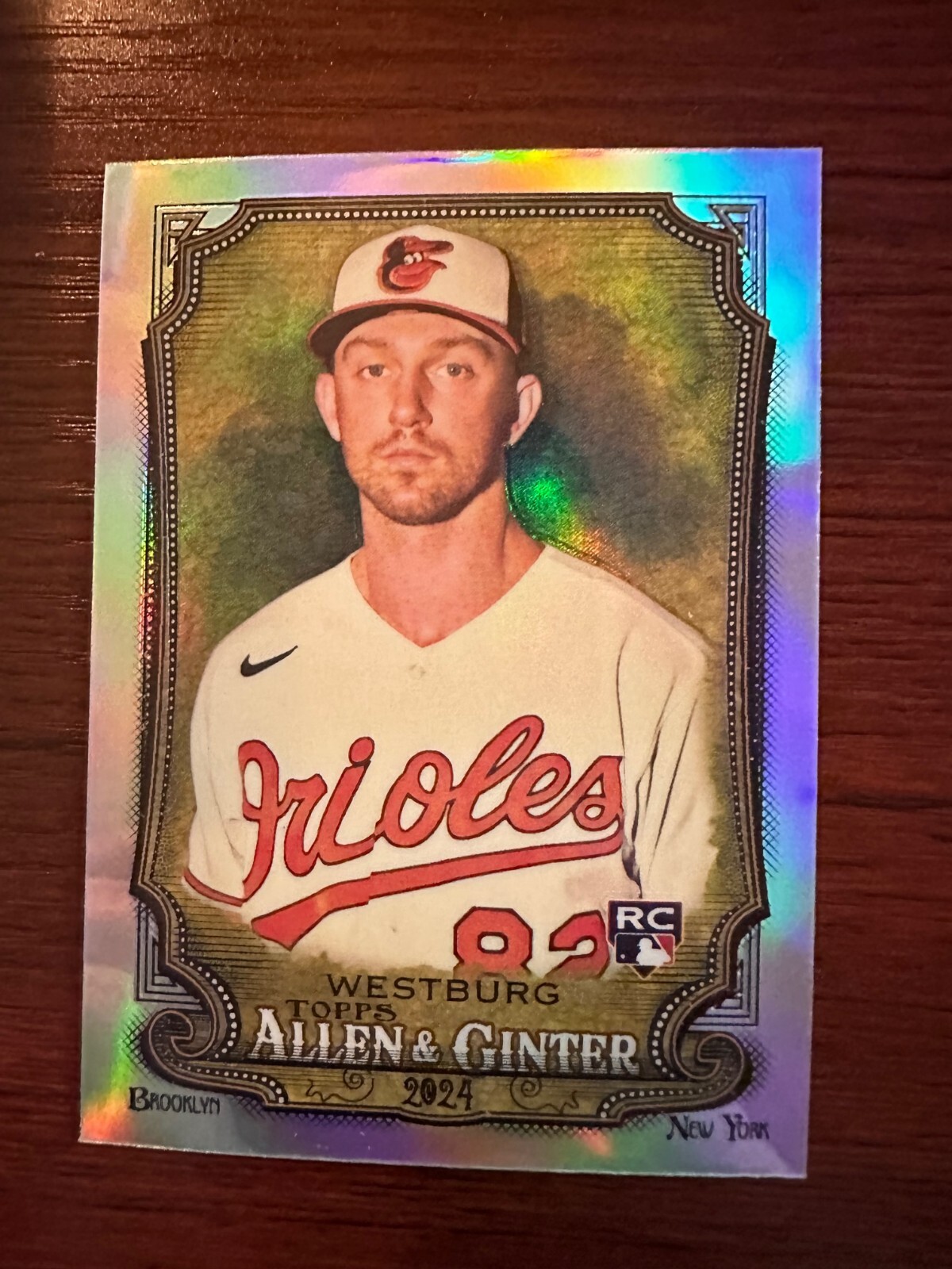 2024 Topps Allen & Ginter Chrome Jordan Westburg #33 RC- Refractor