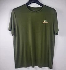 Mossy Oak T-Shirt Men's Size XLarge Short Sleeve Graphic Crew Neck Green