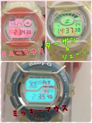 Casio G-SHOCK Disney Limited Baby-G Mickey Minnie 3 Color Casio G-SHOCK Disney Limited Baby-G Mickey Minnie 3 Color