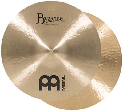 Meinl Becken B13MH Byzance 13 Zoll Traditional Medium Hi-Hat Becken Paar