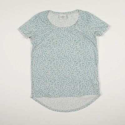 Gina Benotti Damen T-Shirt Gr. S - 36 / 38 weiß mint Kurzarm Shirttop Rundhals