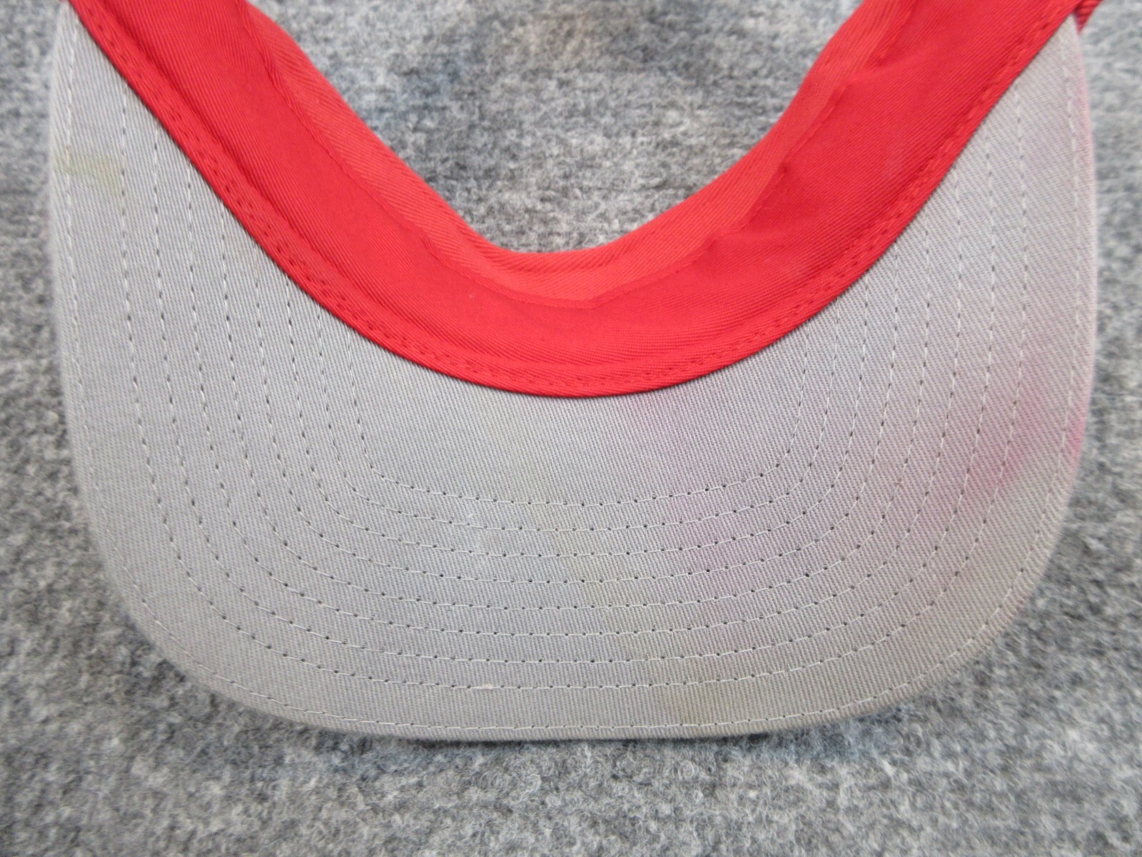 Adidas Hat Cap Strap Back Visor Adjustable Red Ou… - image 11