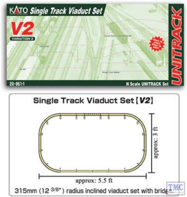 K20-861 Kato N Skala V2 erhöht oval Variationspaket