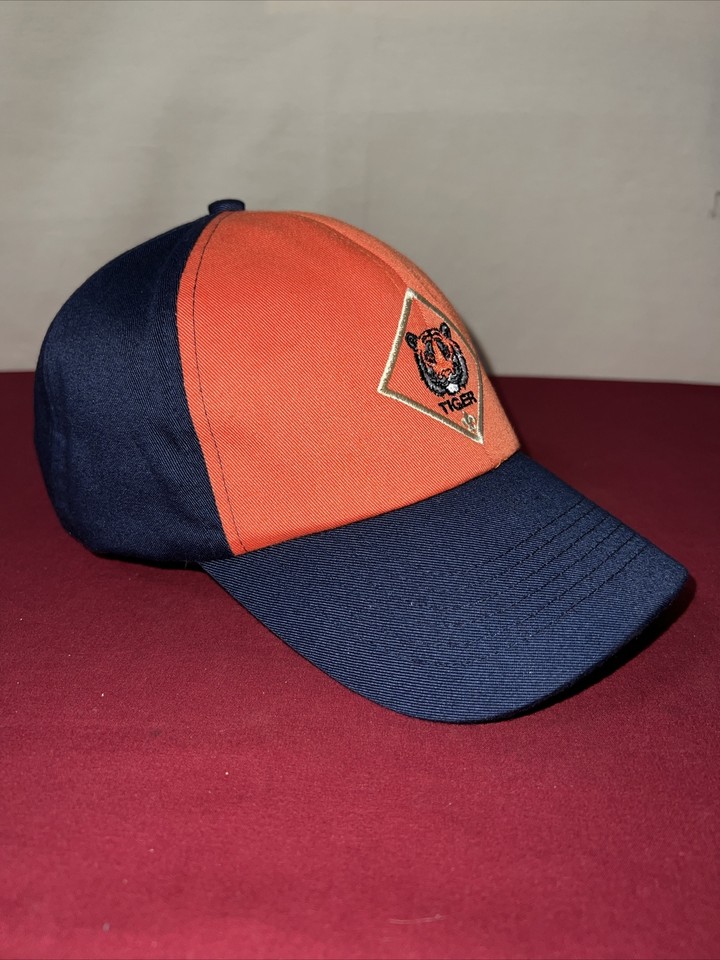 Tiger Cubs Boy Scouts Hat Badge Logo New M/L Size Adjustable eBay
