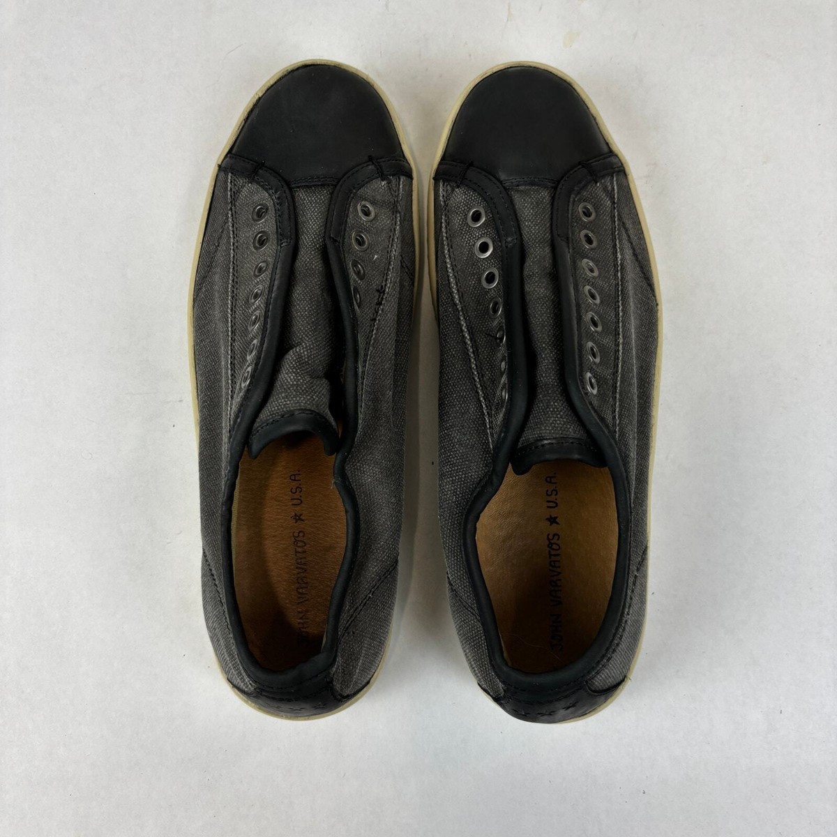 John Varvatos Star USA Hattan Laceless Sneakers Shoes Men\'s 8M John Varvatos Mens Hattan Laceless Fashion | Mercari main image 4