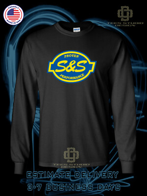 S&S Cycle Proven Performance  Logo Men's T-Shirt American Long Sleeve T-Shirt