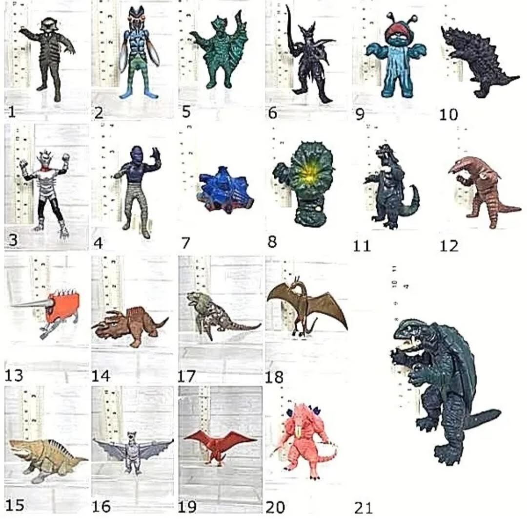 RARE VINTAGE ULTRAMAN KAIJU MONSTER ALIEN GASHAPON FIGURE NO RARE VINTAGE ULTRAMAN KAIJU MONSTER ALIEN GASHAPON FIGURE NO