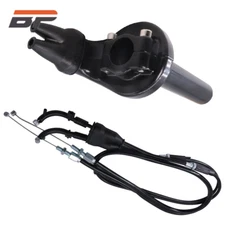 Throttle Cable + Twist Throttle Accelerator Grip Fit Honda CRF250 Kawasaki KX250