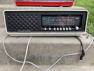 Vintage Loewe Opta 2001 Line AM/FM Radio Mid Century Modern Atomic