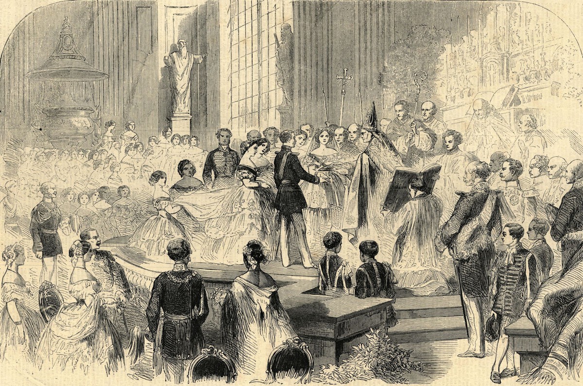 Portugal King wedding by proxy Princess Stephanie Hohenzollern