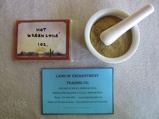 HATCH NEW MEXICO HOT GREEN CHILE POWDER 1 OZ. FRESH  USA SELLER  FREE SHIP
