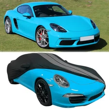 Car Cover Stain Stretch Dust-proof Custom Protection For Porsche Cayman 2006-16