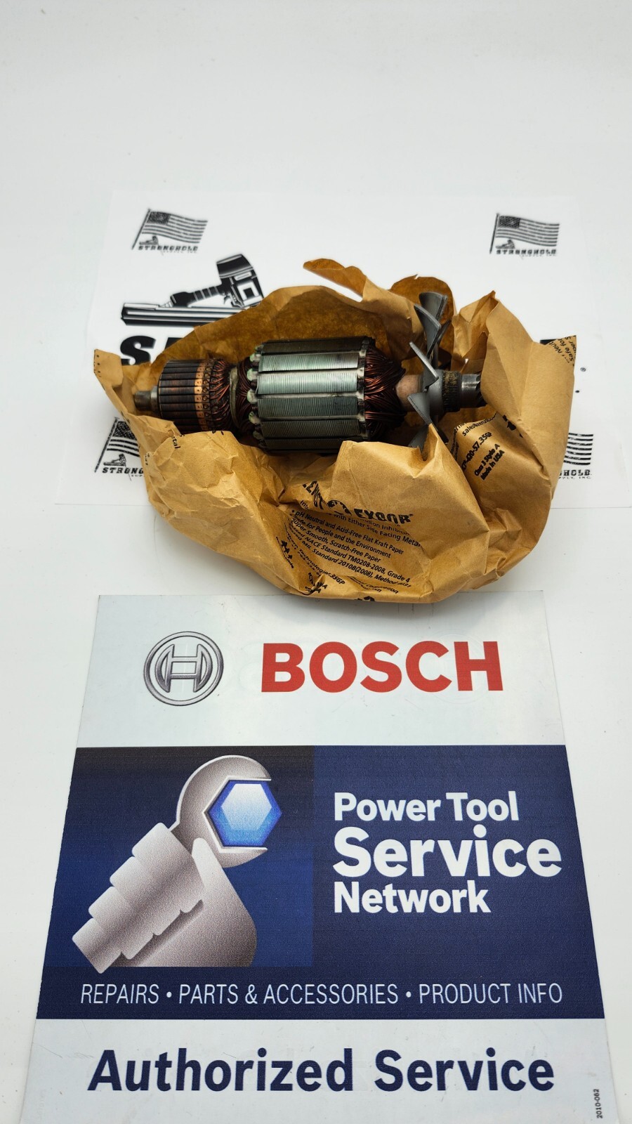 USED BOSCH BRAND OEM 2610996866 ARMATURE TESTED