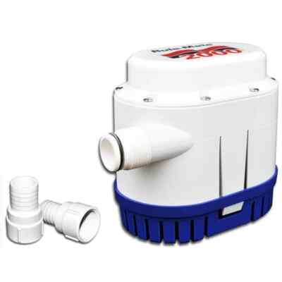 Rule Mate Automatik Bilgenpumpe 2000 GPH 12V Boot Segeln Wohnmobil Teich Z43
