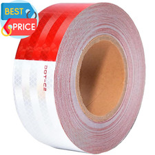 2 Inch X 160 Feet DOT-C2 Reflective Tape Red White Reflective Tape Outdoor Water