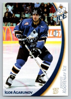 Igor Agarunov 2002-03 Kootenay Ice