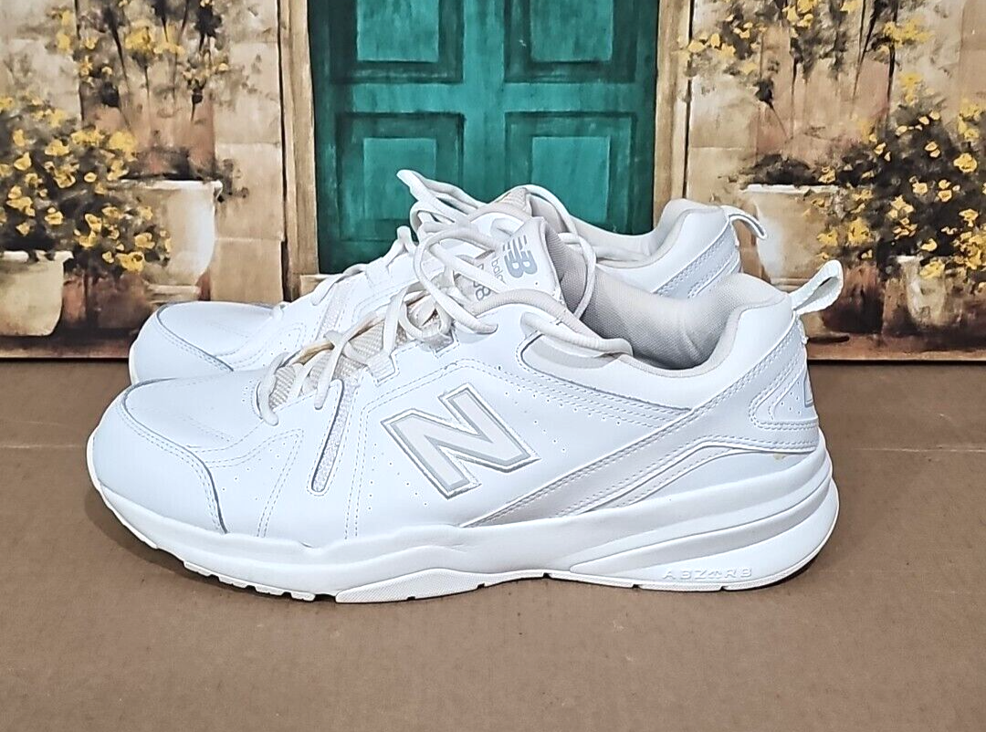New Balance 608 Shoes Mens Size 14 D White MX608AW5 Walking Comfort Shoes
