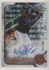2022 Bowman Chrome Prospect Speckle Refractor /299 Willy Fanas #CPA-WF Auto