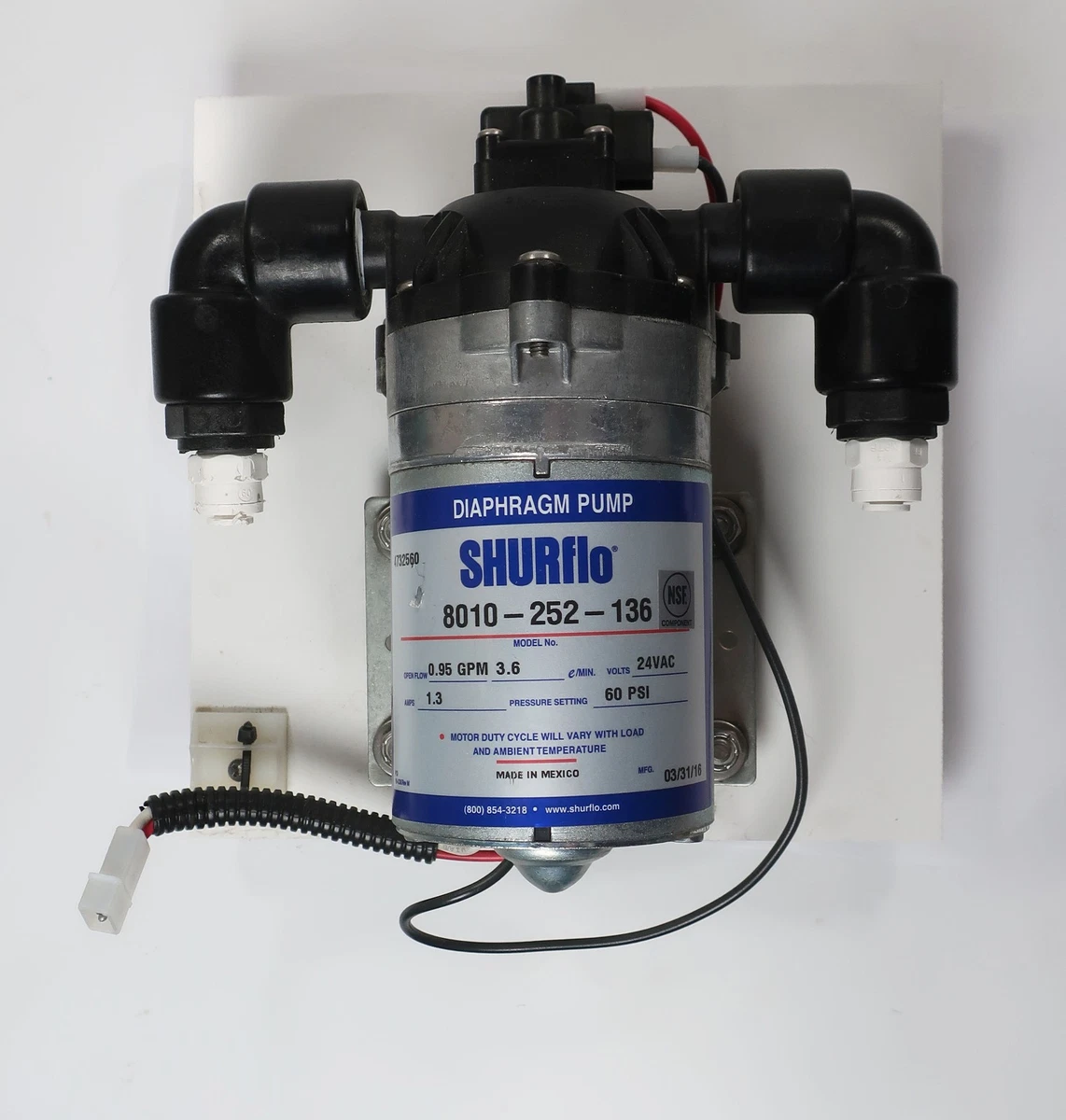 【未使用】SHURflo 業務用加圧ポンプ 専用電源セット 24VAC 浄水器 SHURFLO Pumps for sale - eBay