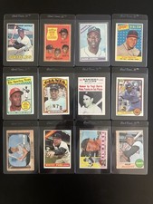 1955-89 Mickey Mantle Yogi Berra Willie Mays Lot(58) Aaron Clemente HOF Rc