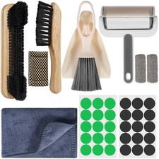 Billiard Pool Table Brushe Kit: 10 Piece Set with 2 Pool Table Brushes,2 Ferr...