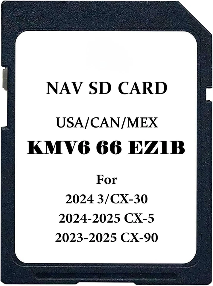🔥 Última actualización KMV666EZ1B navegación GPS tarjeta SD para Mazda 3 CX-30, CX-5, CX-90 Foto 2 de 4